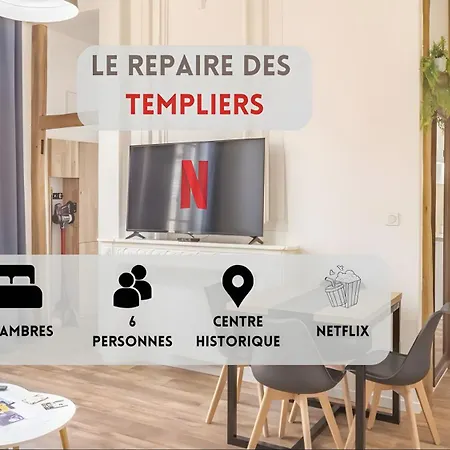 Le Repaire Des Templiers 6 Pers * Troyes